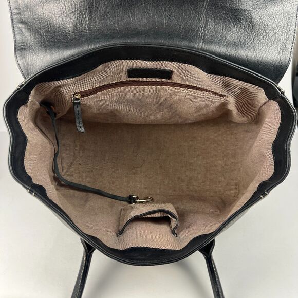 Dooney & Bourke Priscilla Black Leather Satchel Purse Bag Handbag - Picture 9 of 16